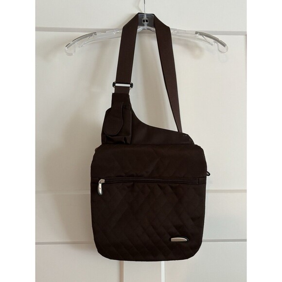 Travelon Handbags - Brown Anti-Theft Travelon Crossbody Bag Purse Handbag Travel Bag 2 Piece
